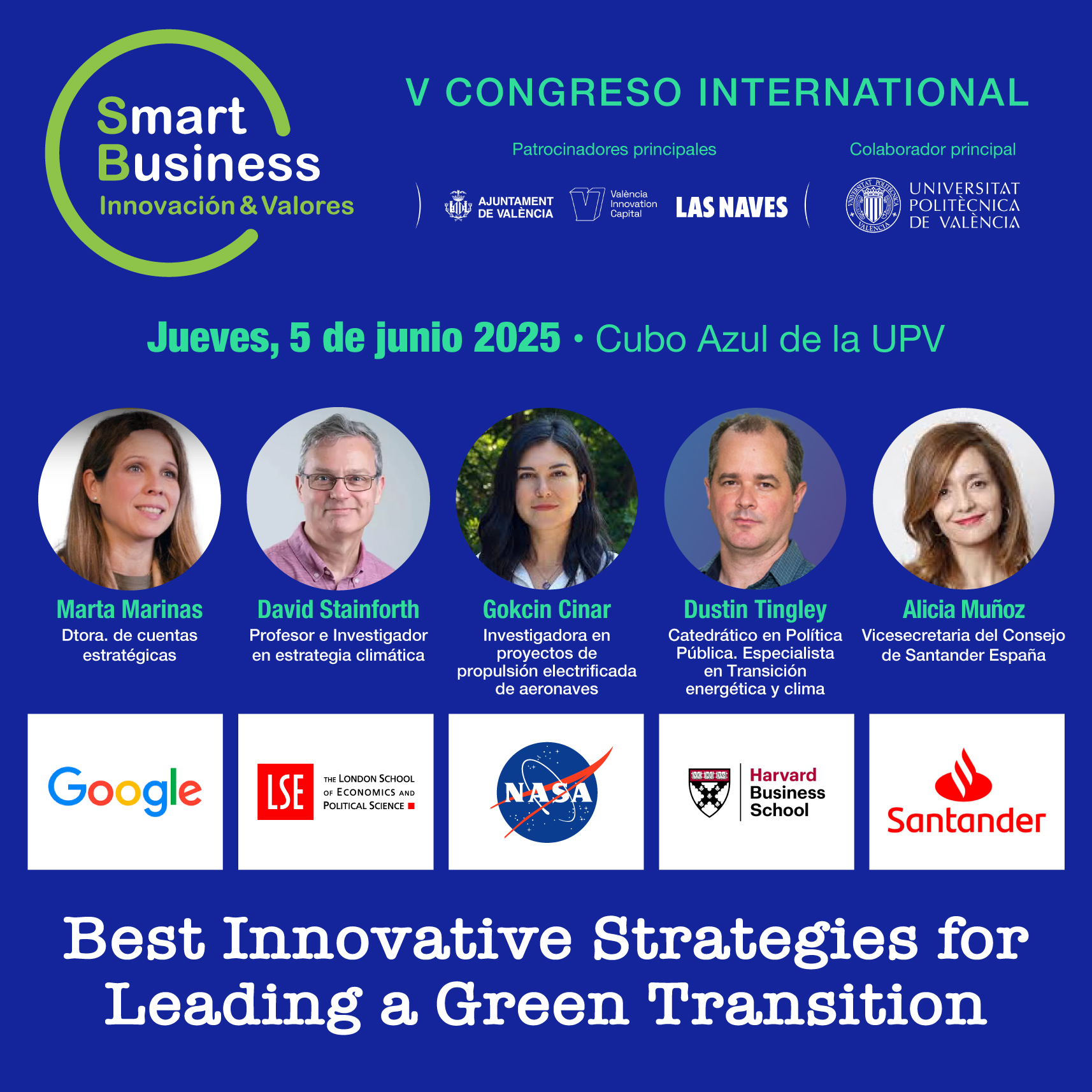 202505Mayo05-V Edición de Smart Business Innovación & Valores-Cinco Ponentes