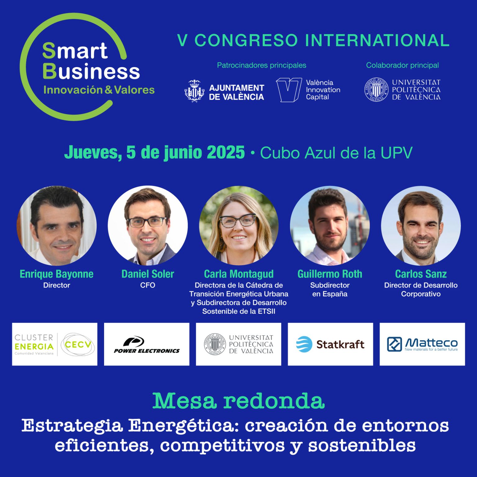 202505Mayo05-V Edición de Smart Business Innovación & Valores-Enrique-Cluster