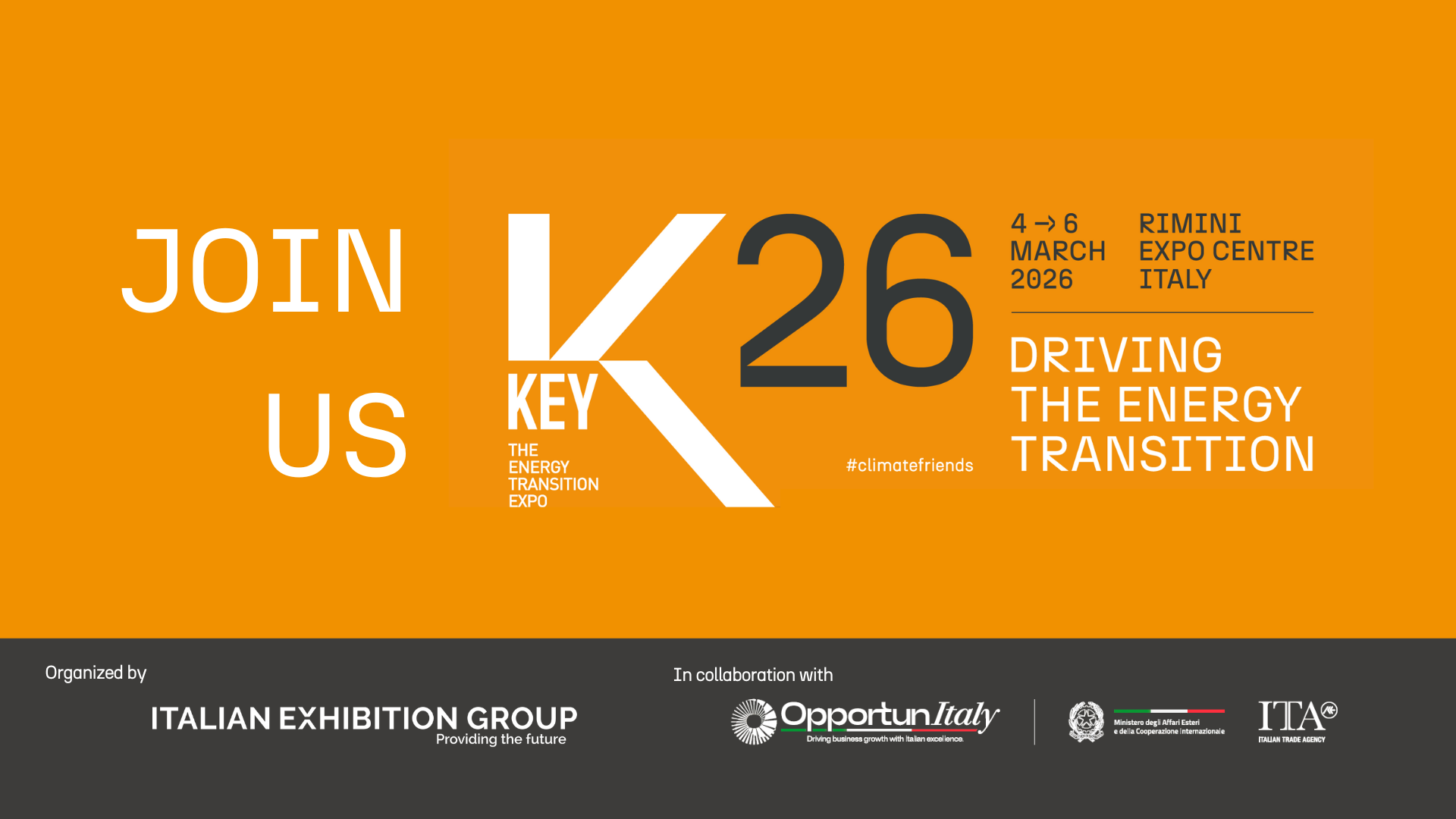 El Clúster participa como colaborador internacional en KEY – The Energy Transition Expo